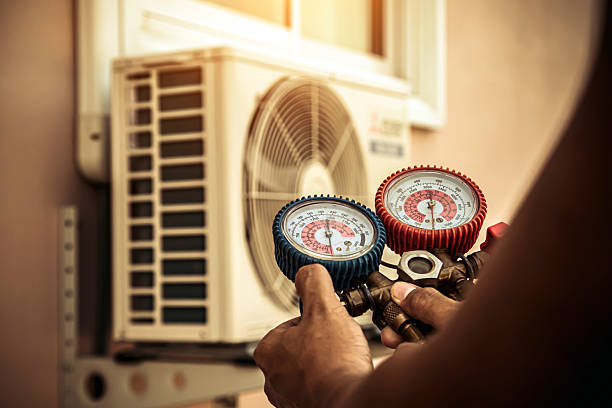 Professional Hvac technician working in Longwood, NC